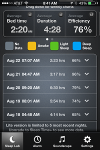 Sleep Tracking