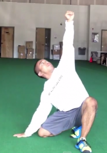 Half Kneeling Hip Hinge