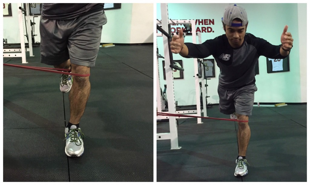 Single Leg Medial Band Pull