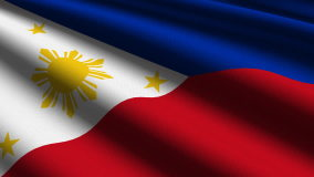 Waving Filipino Flag